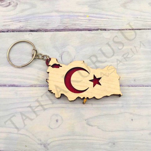 Toptan -Ahşap Anahtarlık 2