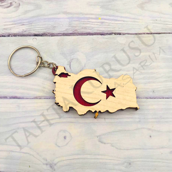 Toptan -Ahşap Anahtarlık 2